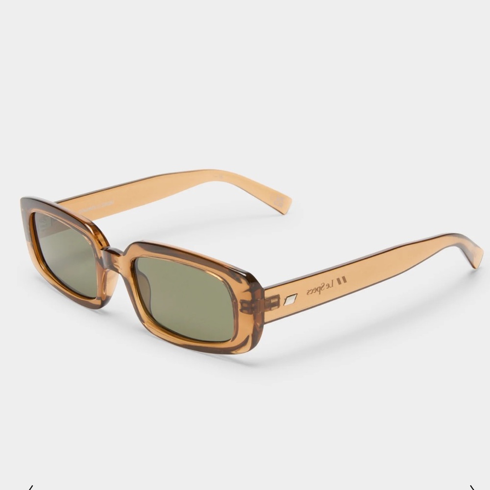 Le Specs dynamite rectangular frames tobacco - Picture 2 of 9